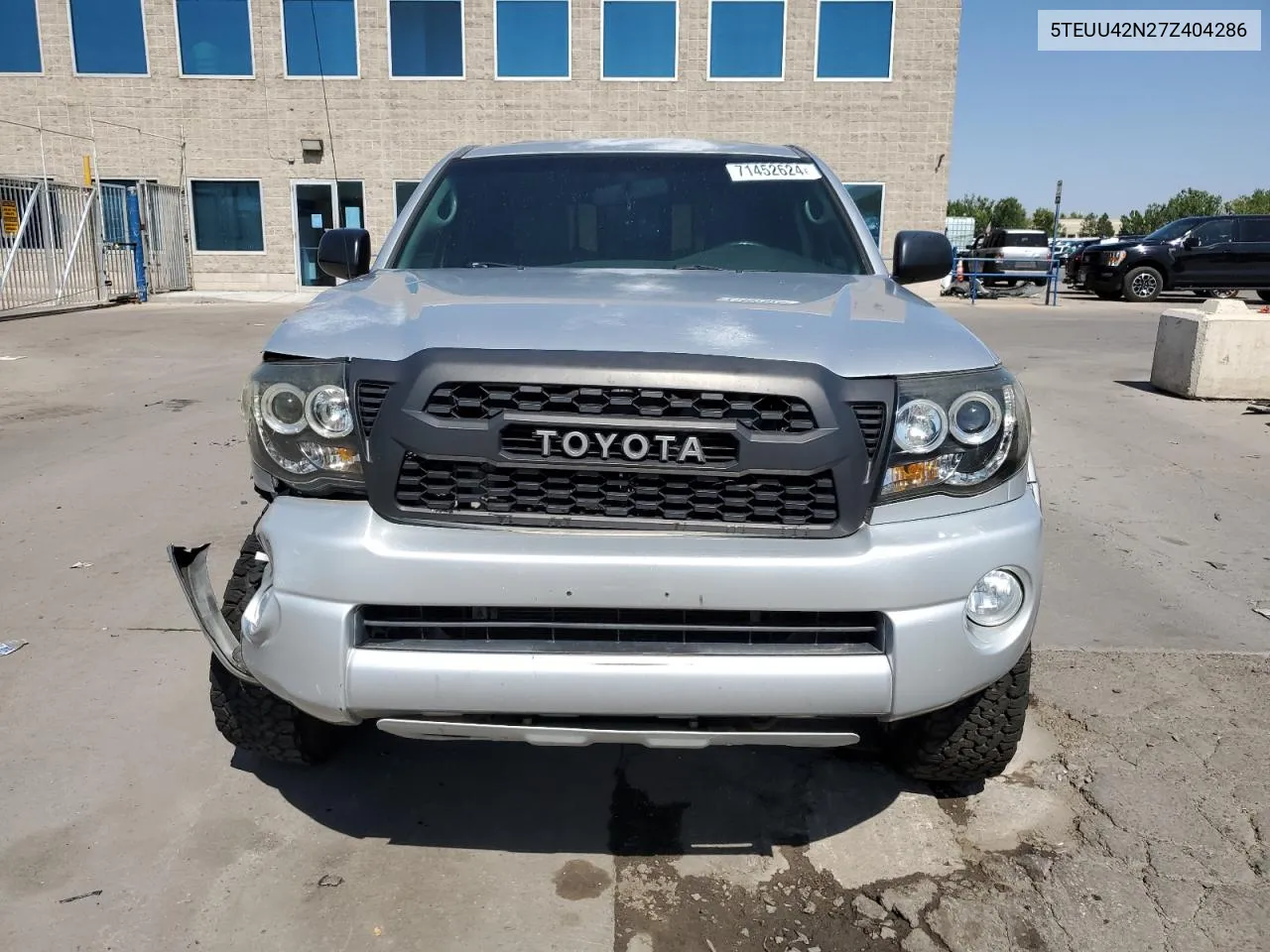 2007 Toyota Tacoma Access Cab VIN: 5TEUU42N27Z404286 Lot: 71452624