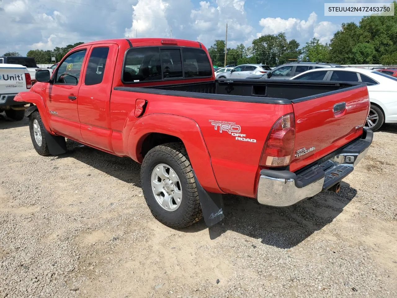 2007 Toyota Tacoma Access Cab VIN: 5TEUU42N47Z453750 Lot: 71475924