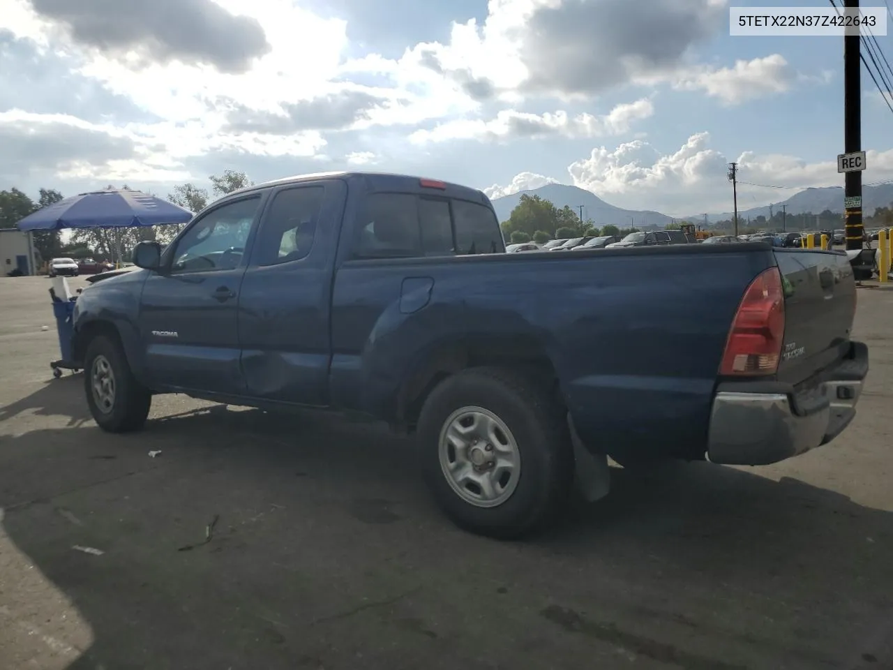 5TETX22N37Z422643 2007 Toyota Tacoma Access Cab