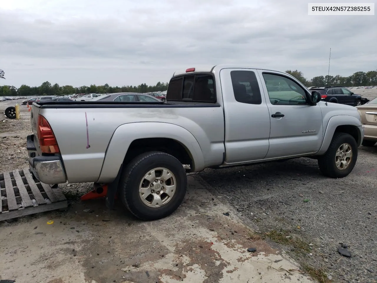 2007 Toyota Tacoma Access Cab VIN: 5TEUX42N57Z385255 Lot: 71674094