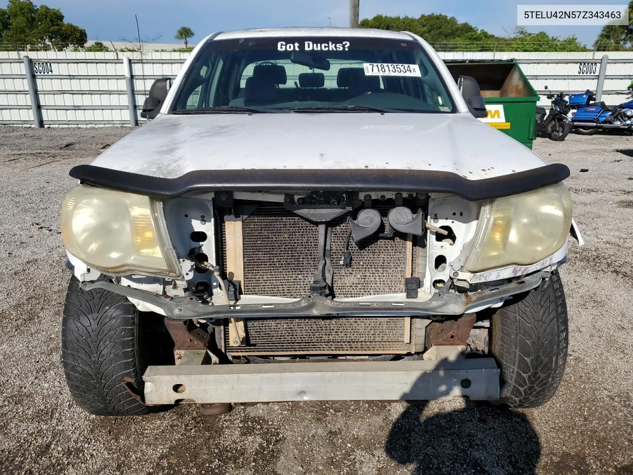 5TELU42N57Z343463 2007 Toyota Tacoma Double Cab