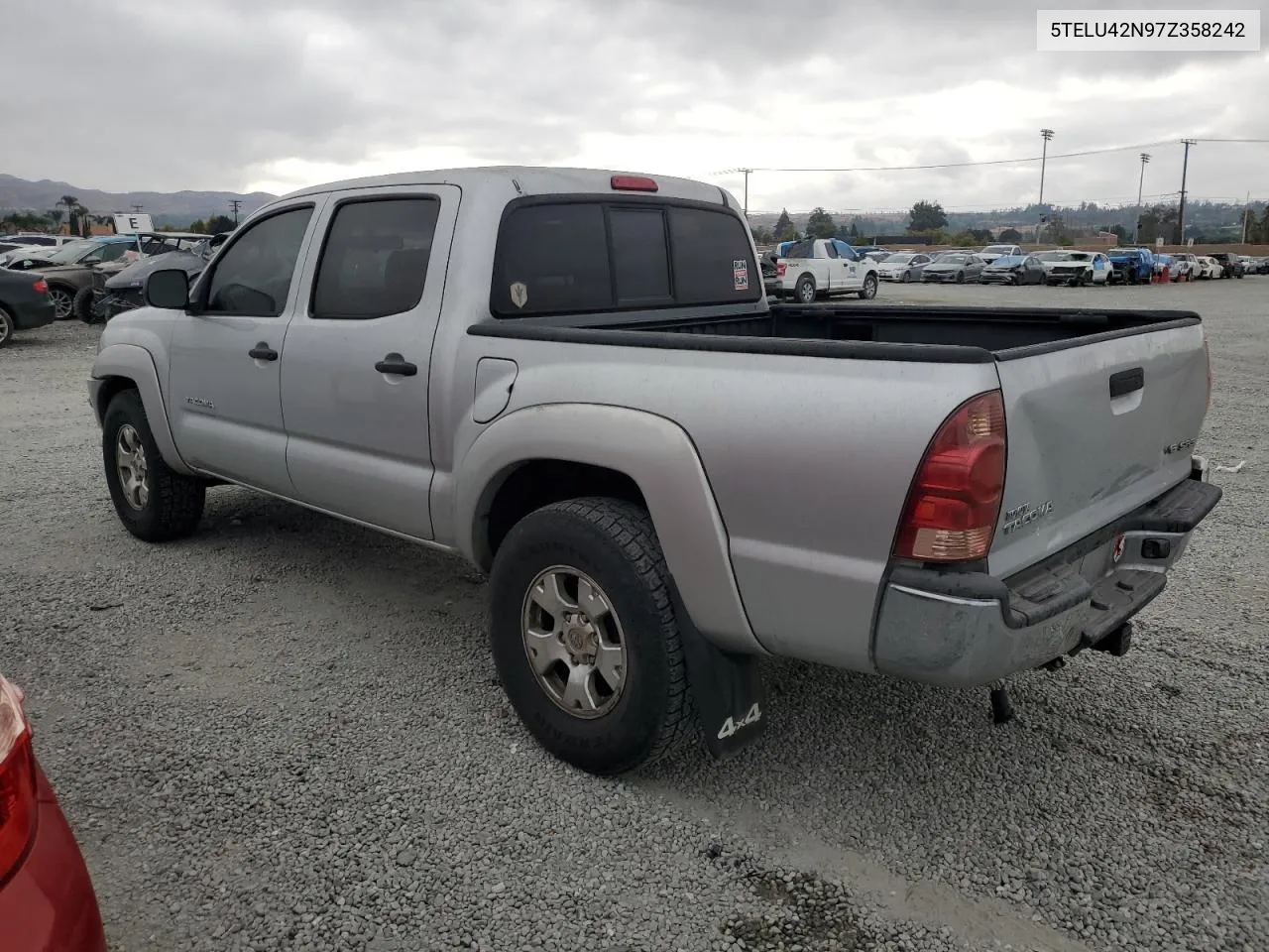 5TELU42N97Z358242 2007 Toyota Tacoma Double Cab