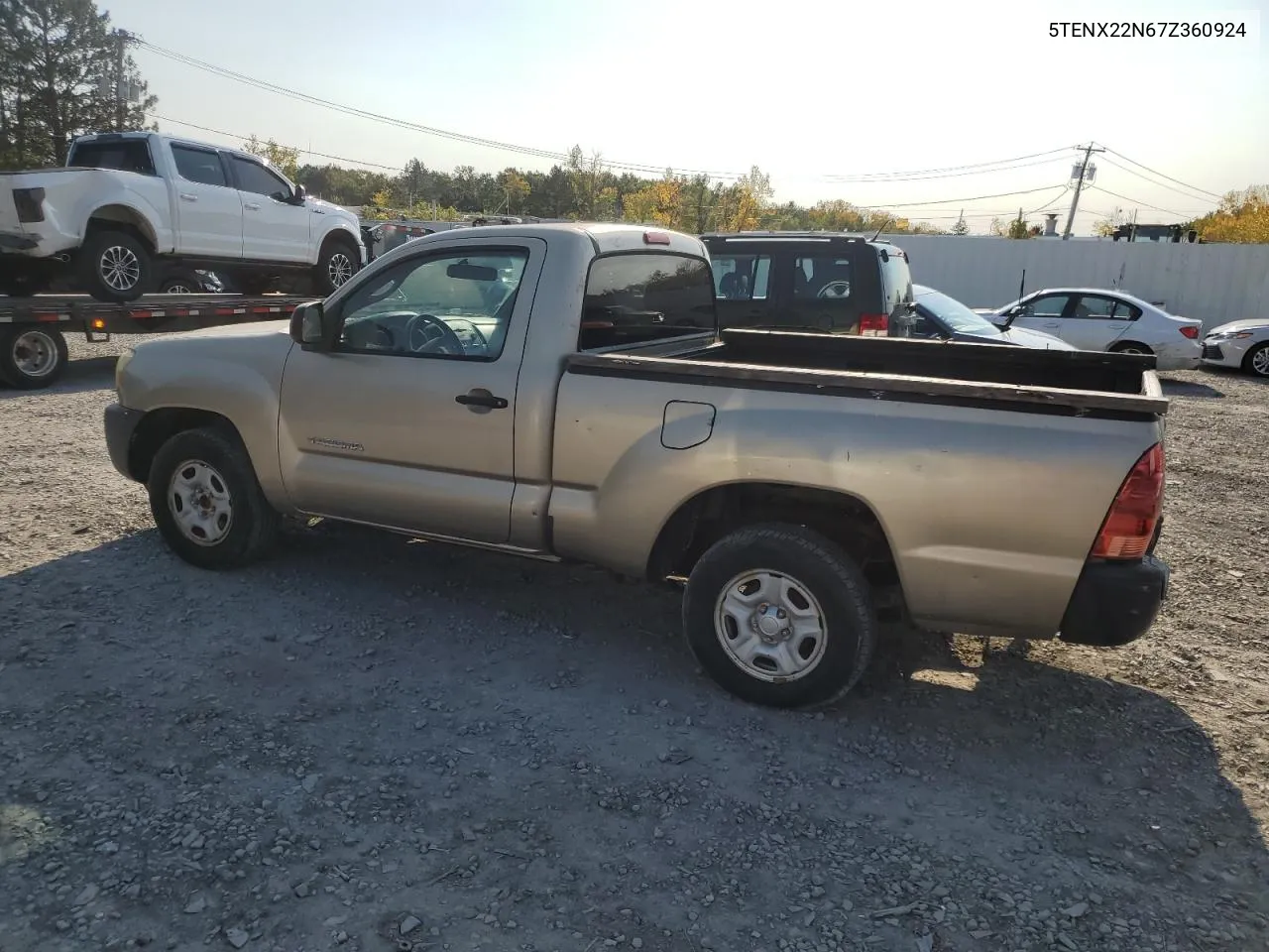 2007 Toyota Tacoma VIN: 5TENX22N67Z360924 Lot: 72319524