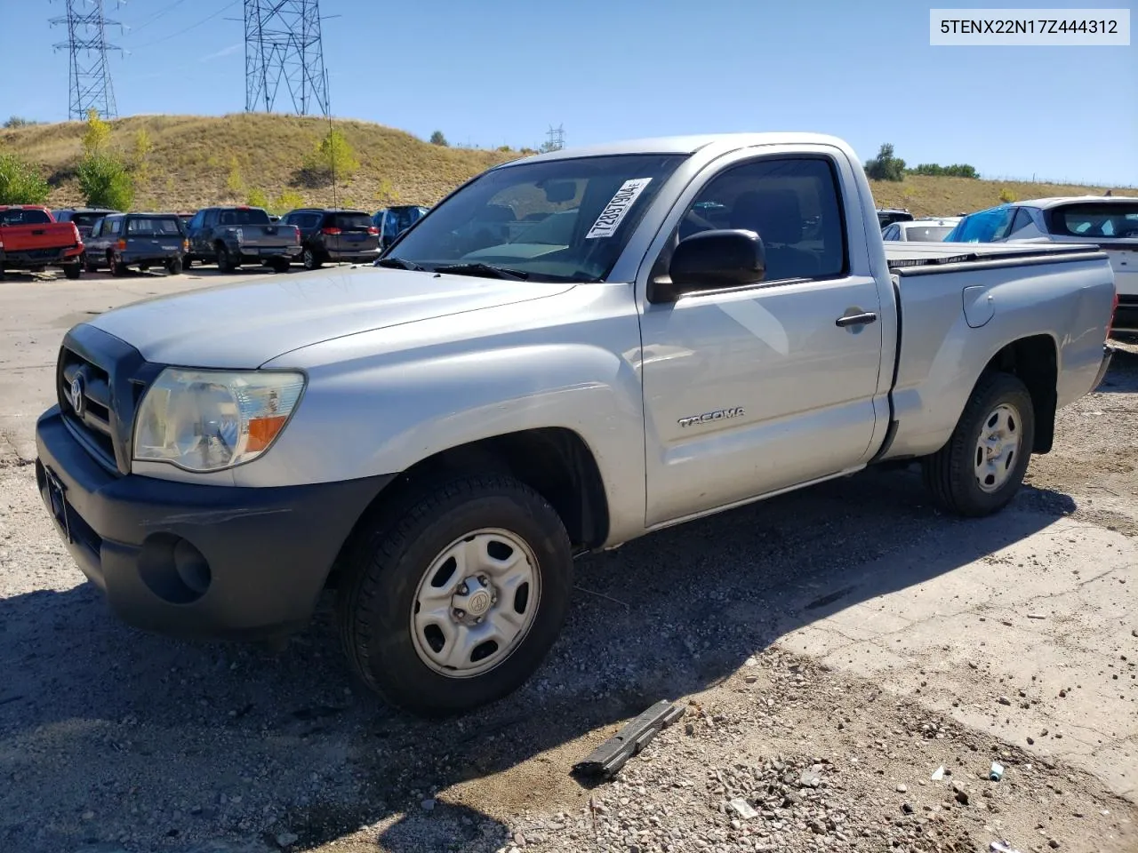 2007 Toyota Tacoma VIN: 5TENX22N17Z444312 Lot: 72897904