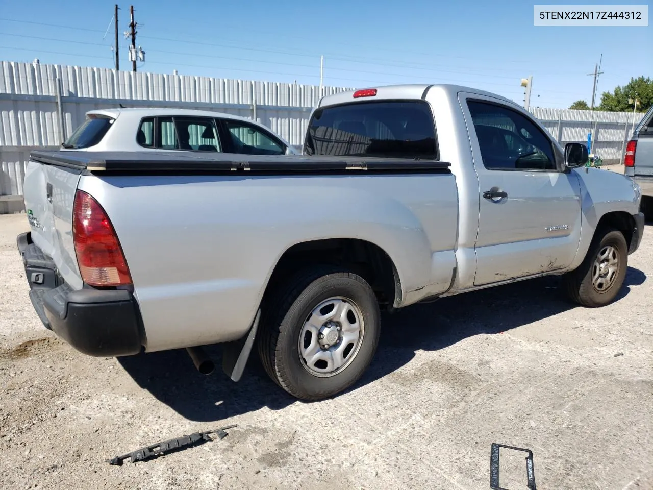 2007 Toyota Tacoma VIN: 5TENX22N17Z444312 Lot: 72897904