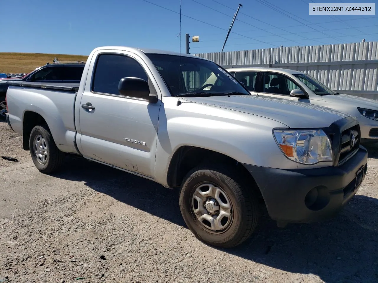 2007 Toyota Tacoma VIN: 5TENX22N17Z444312 Lot: 72897904