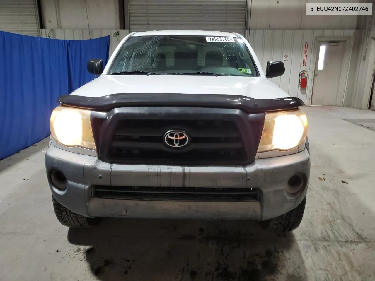 2007 Toyota Tacoma Access Cab VIN: 5TEUU42N07Z402746 Lot: 73584814