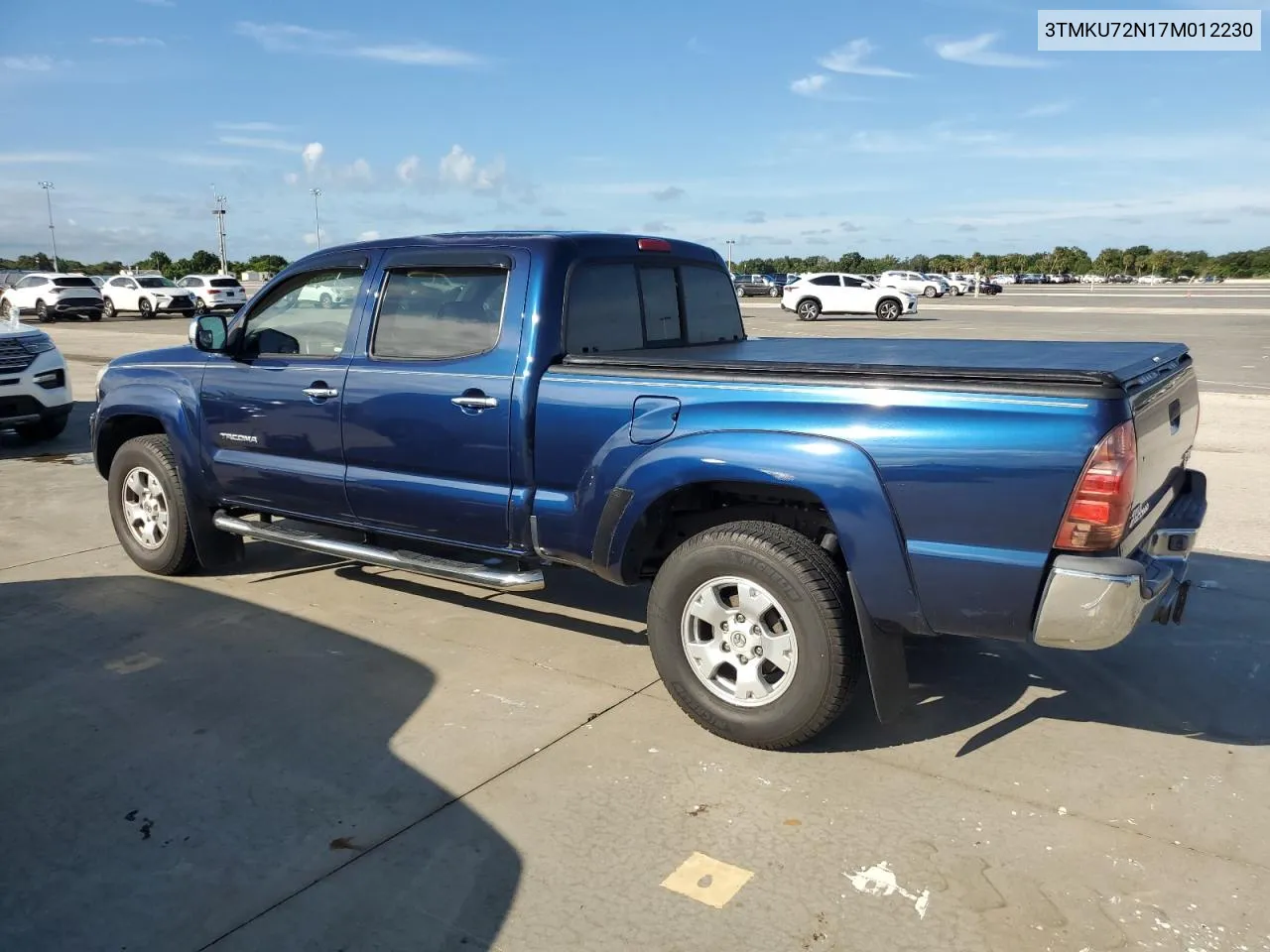 2007 Toyota Tacoma Double Cab Prerunner Long Bed VIN: 3TMKU72N17M012230 Lot: 73885614