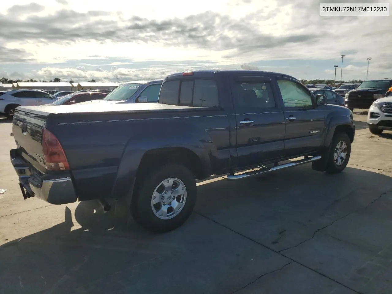 2007 Toyota Tacoma Double Cab Prerunner Long Bed VIN: 3TMKU72N17M012230 Lot: 73885614