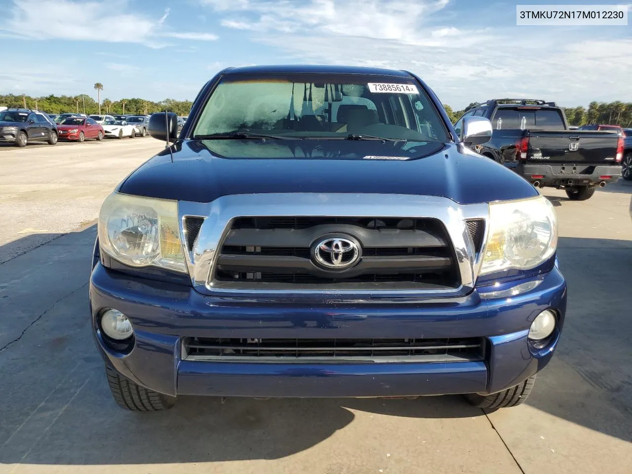 2007 Toyota Tacoma Double Cab Prerunner Long Bed VIN: 3TMKU72N17M012230 Lot: 73885614