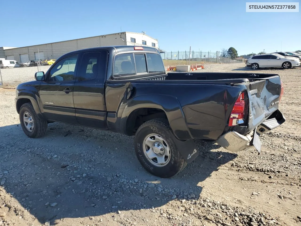 2007 Toyota Tacoma Access Cab VIN: 5TEUU42N57Z377858 Lot: 75017923