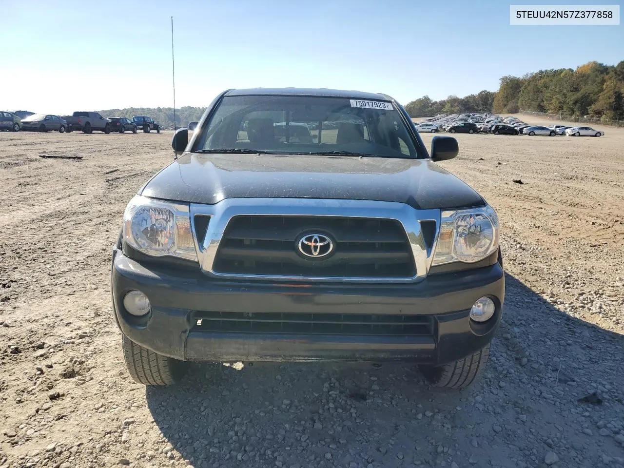 2007 Toyota Tacoma Access Cab VIN: 5TEUU42N57Z377858 Lot: 75017923