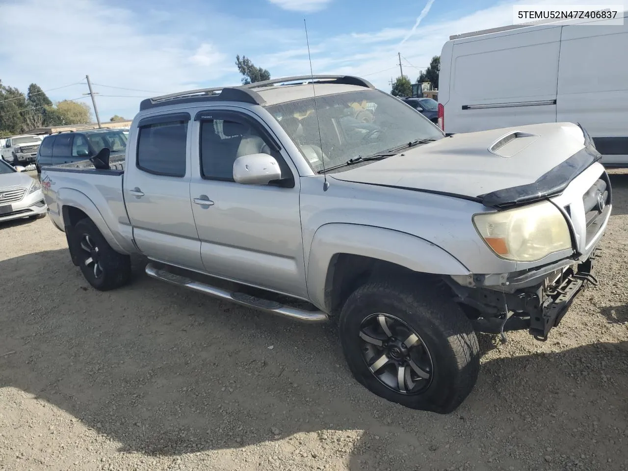 5TEMU52N47Z406837 2007 Toyota Tacoma Double Cab Long Bed