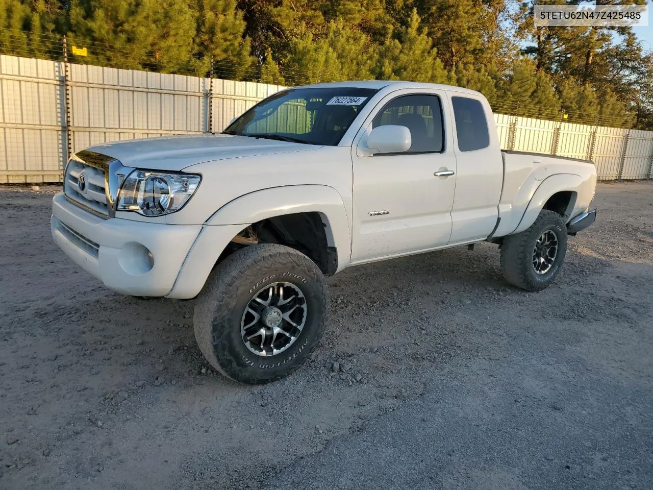 2007 Toyota Tacoma Prerunner Access Cab VIN: 5TETU62N47Z425485 Lot: 76227564