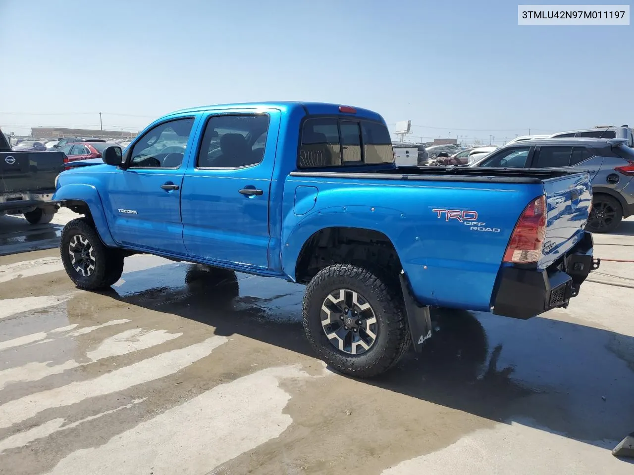 2007 Toyota Tacoma Double Cab VIN: 3TMLU42N97M011197 Lot: 76589924