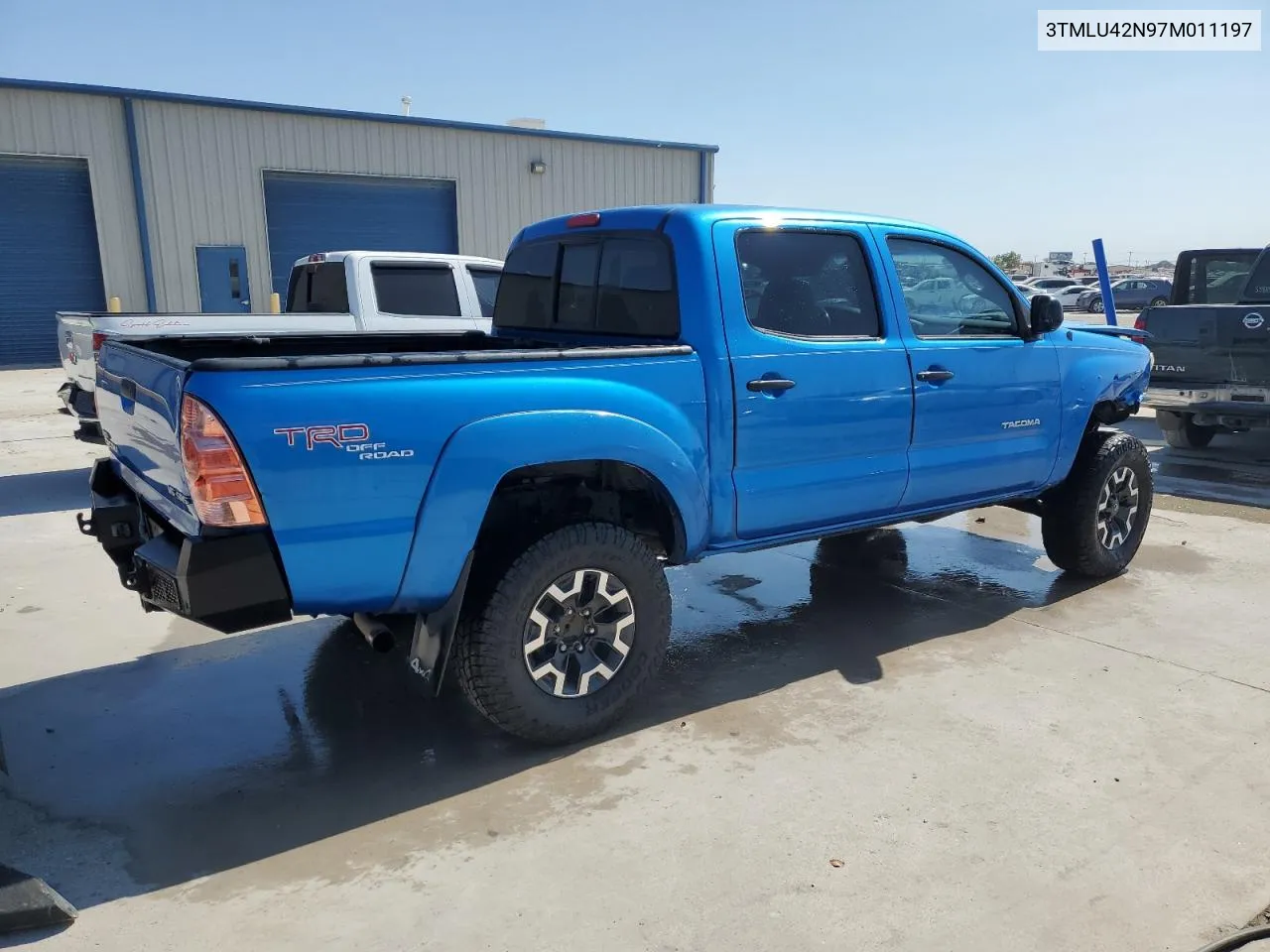 2007 Toyota Tacoma Double Cab VIN: 3TMLU42N97M011197 Lot: 76589924