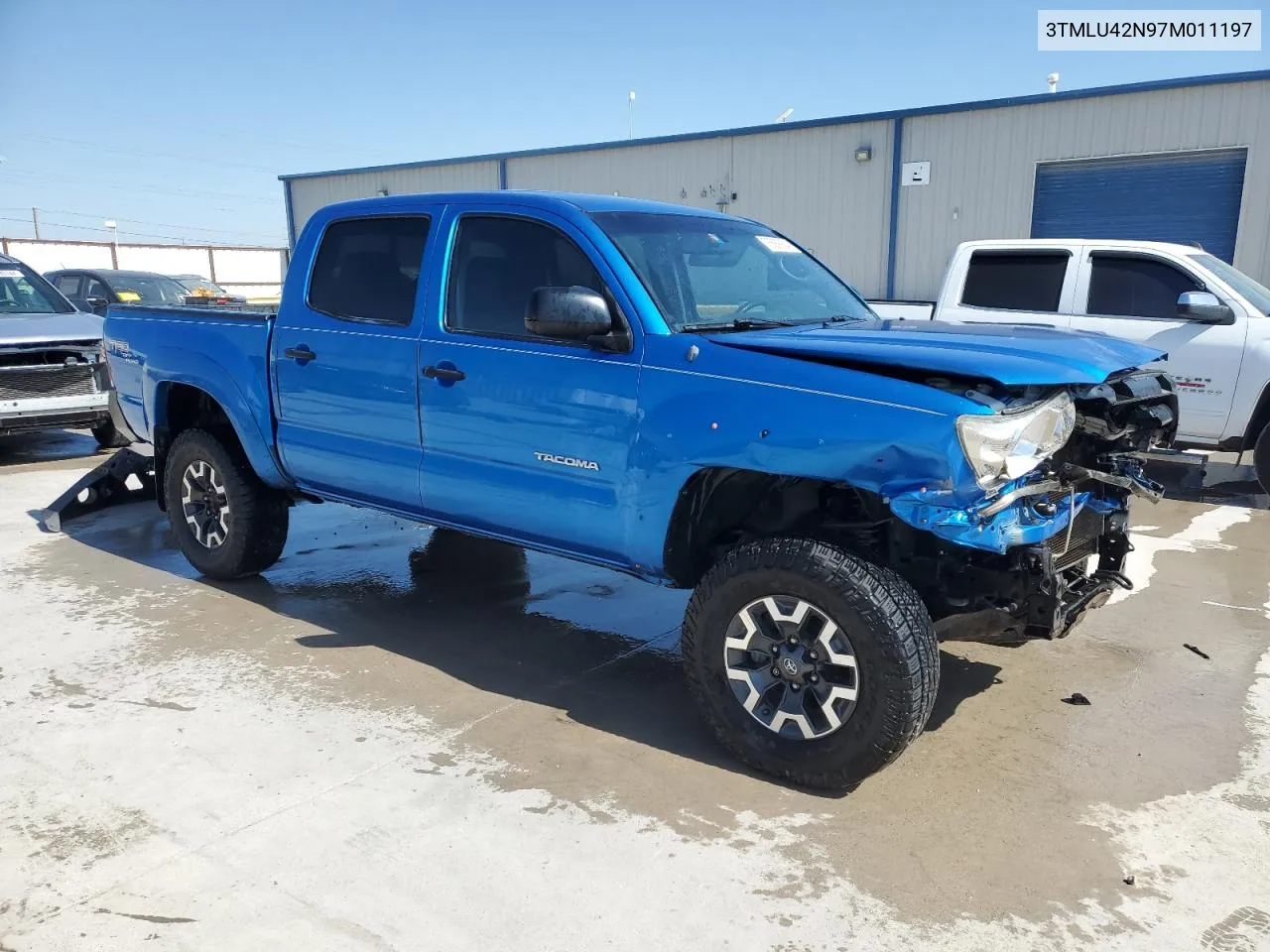 2007 Toyota Tacoma Double Cab VIN: 3TMLU42N97M011197 Lot: 76589924