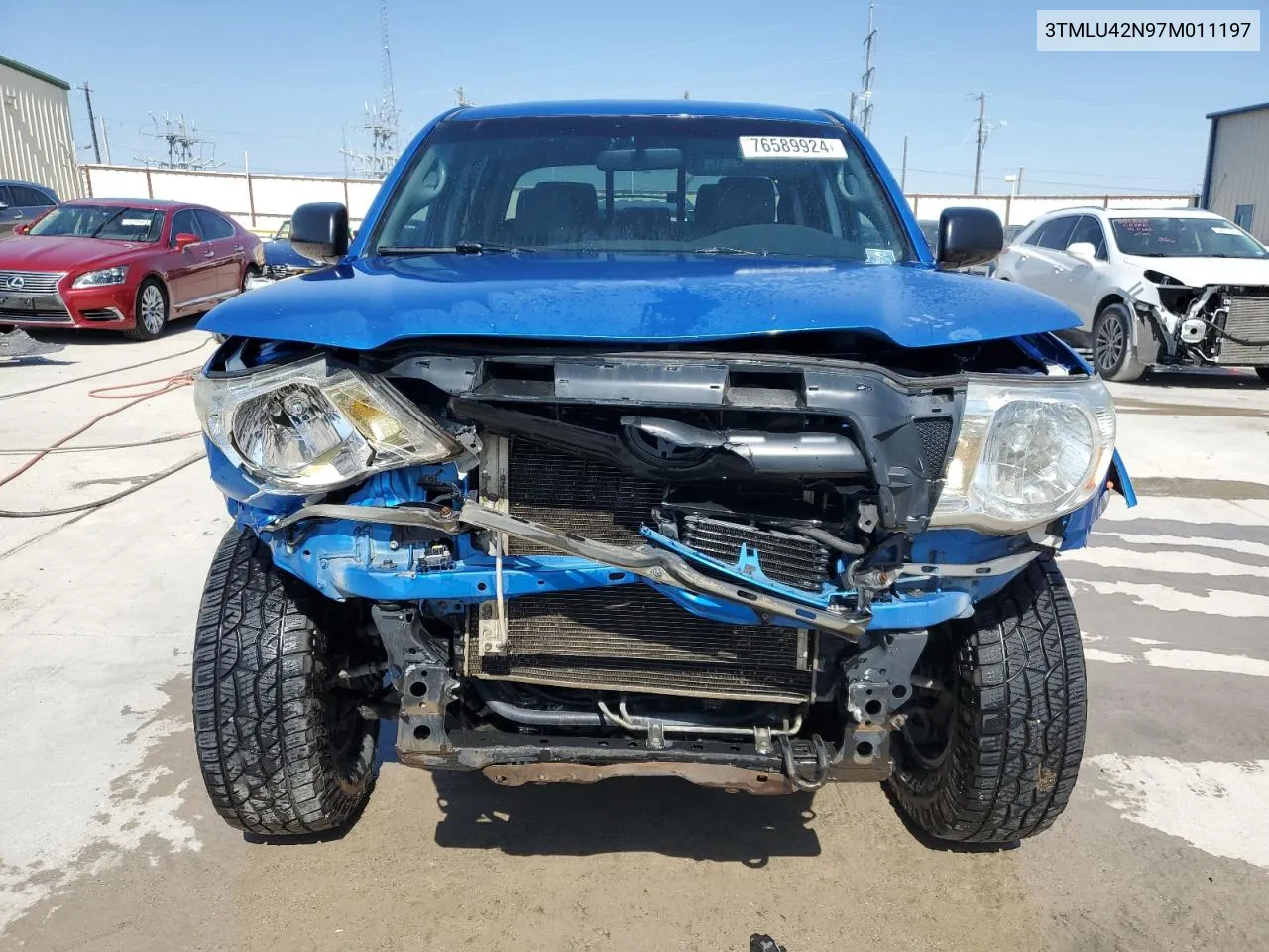 2007 Toyota Tacoma Double Cab VIN: 3TMLU42N97M011197 Lot: 76589924