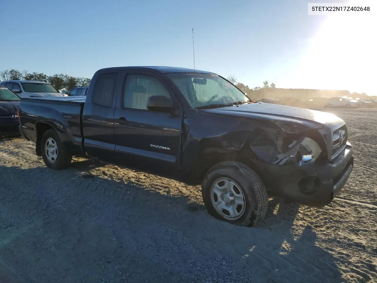 2007 Toyota Tacoma Access Cab VIN: 5TETX22N17Z402648 Lot: 76709784