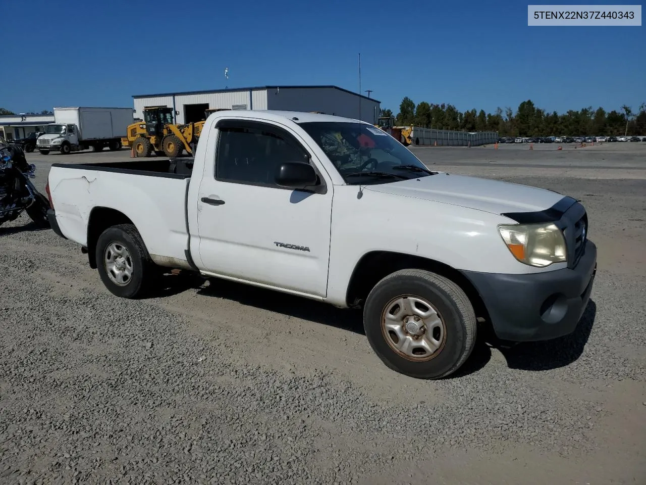 2007 Toyota Tacoma VIN: 5TENX22N37Z440343 Lot: 77208084