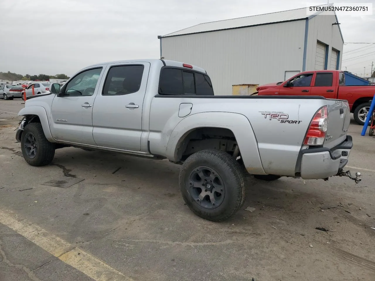 2007 Toyota Tacoma Double Cab Long Bed VIN: 5TEMU52N47Z360751 Lot: 77392854