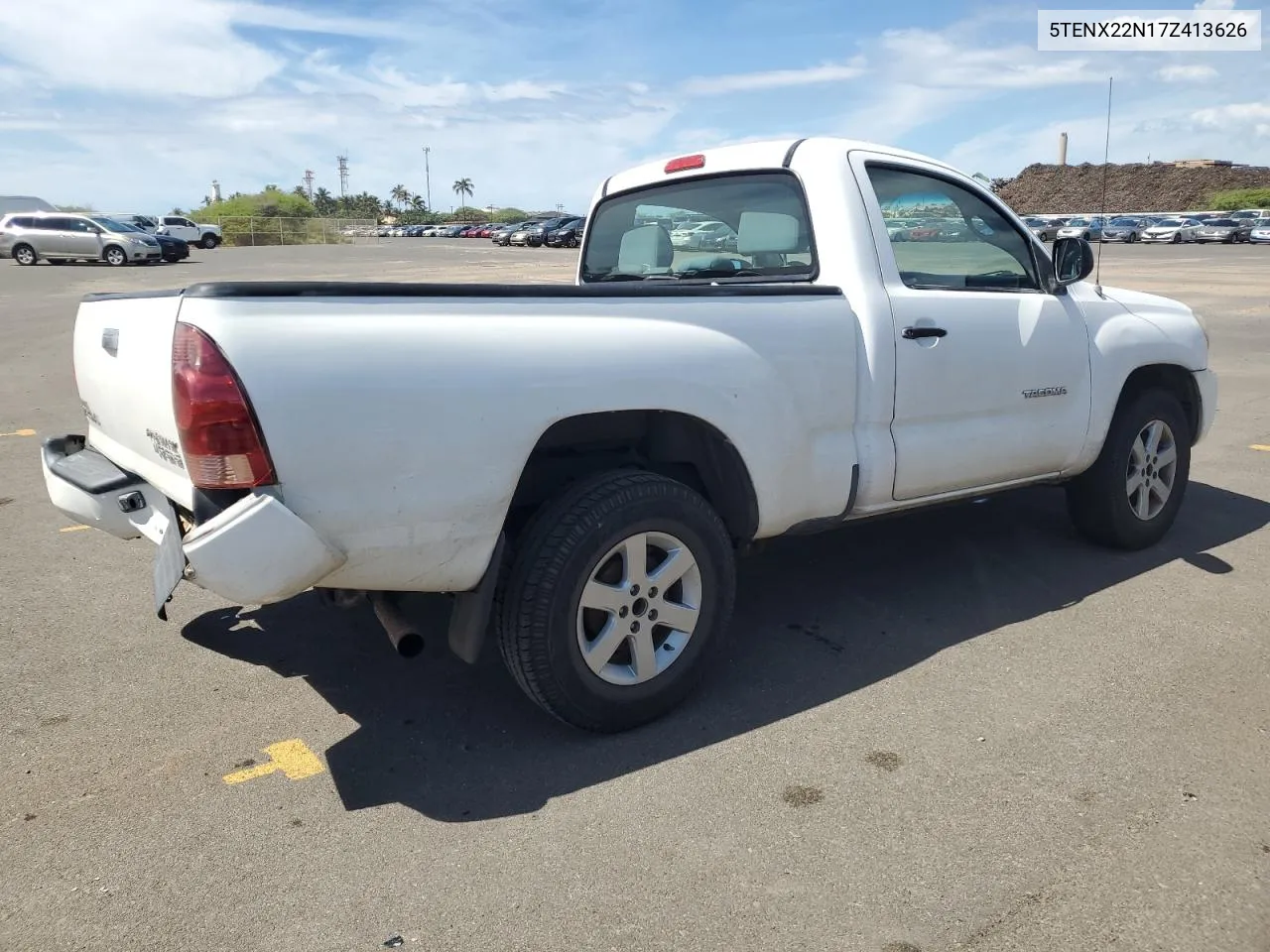 2007 Toyota Tacoma VIN: 5TENX22N17Z413626 Lot: 77490404