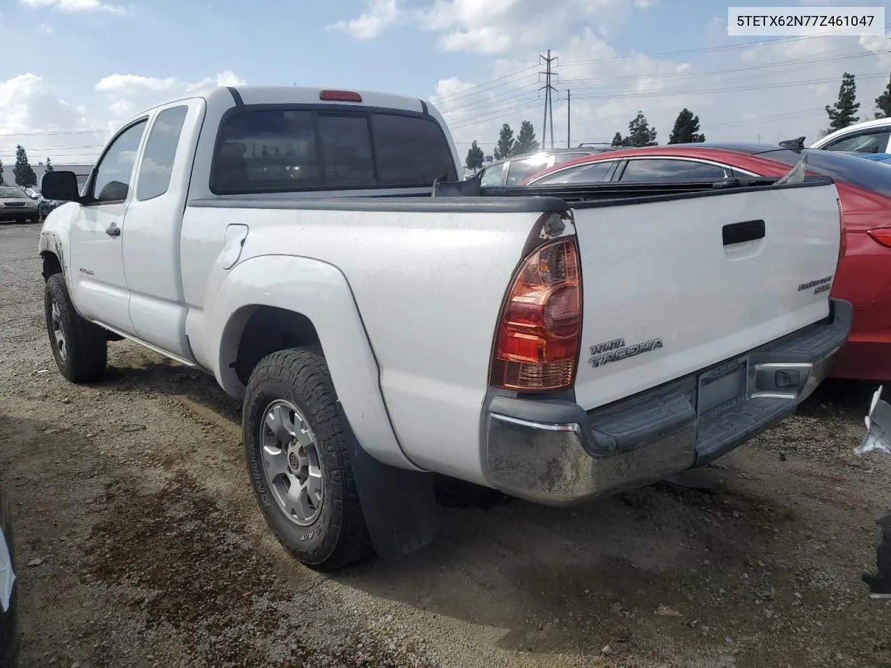 2007 Toyota Tacoma Prerunner Access Cab VIN: 5TETX62N77Z461047 Lot: 77557624