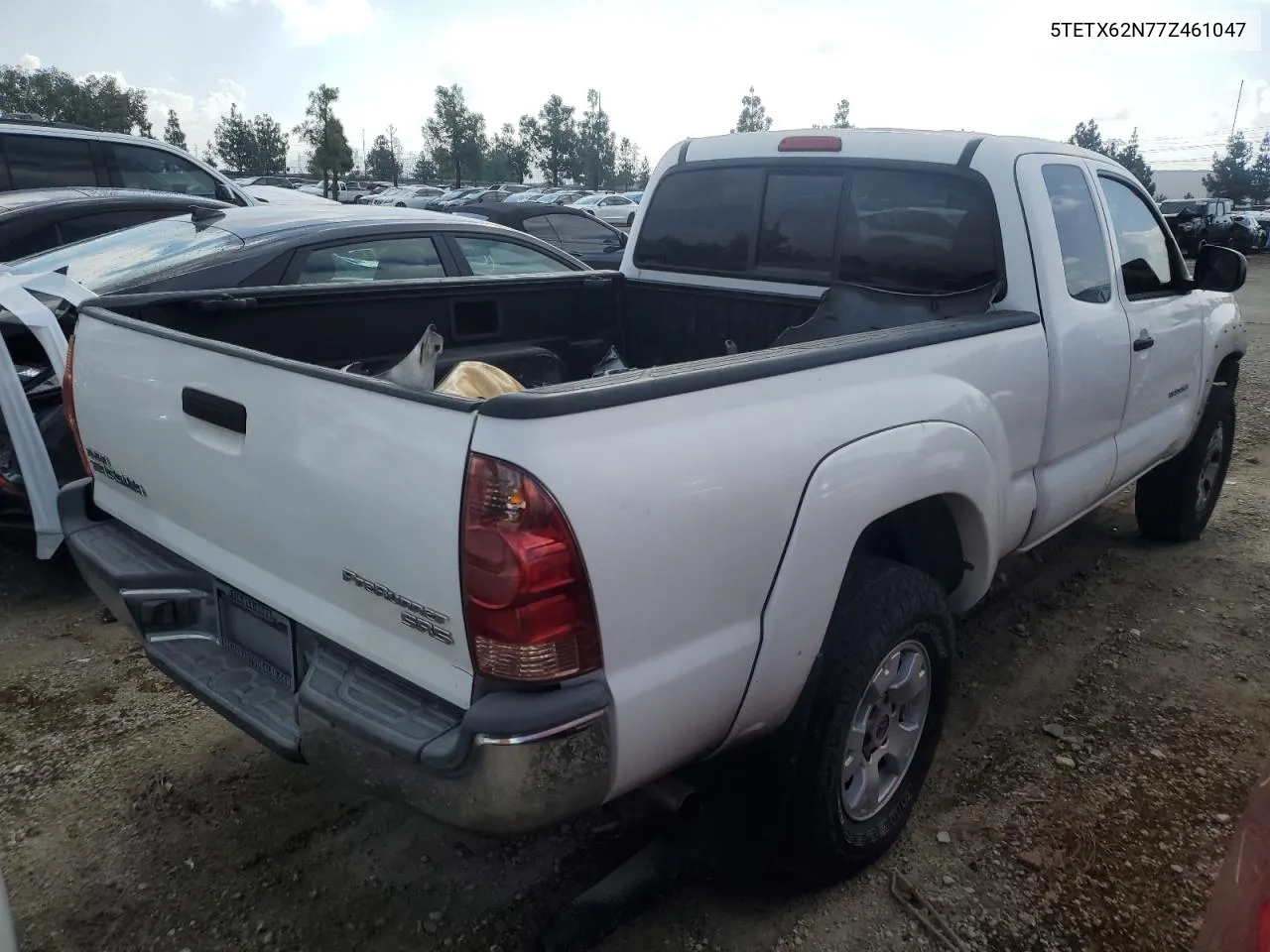 2007 Toyota Tacoma Prerunner Access Cab VIN: 5TETX62N77Z461047 Lot: 77557624