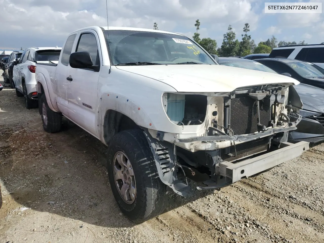 2007 Toyota Tacoma Prerunner Access Cab VIN: 5TETX62N77Z461047 Lot: 77557624