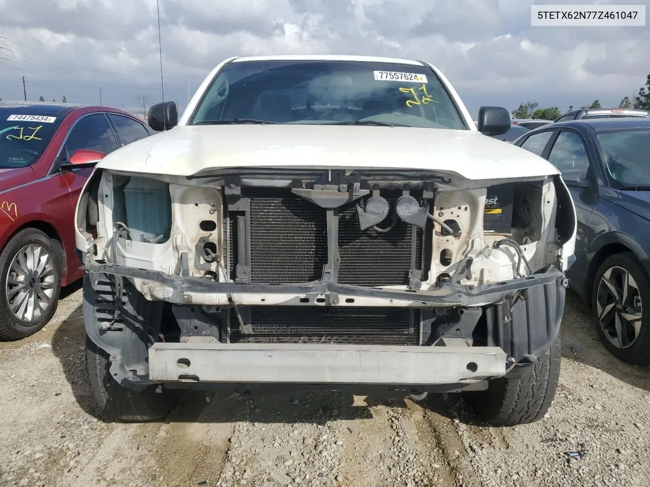 2007 Toyota Tacoma Prerunner Access Cab VIN: 5TETX62N77Z461047 Lot: 77557624