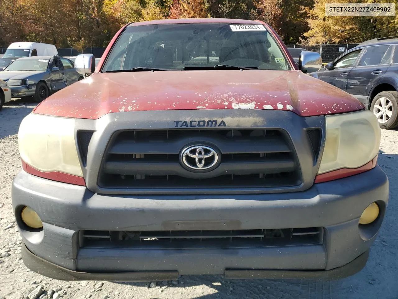 2007 Toyota Tacoma Access Cab VIN: 5TETX22N27Z409902 Lot: 77623034