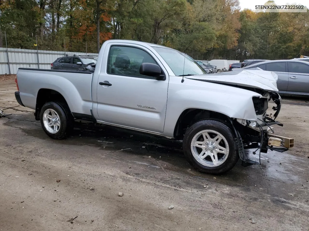 2007 Toyota Tacoma VIN: 5TENX22NX7Z322502 Lot: 77800584