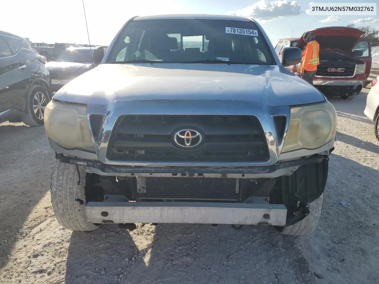 2007 Toyota Tacoma Double Cab Prerunner VIN: 3TMJU62N57M032762 Lot: 78135154