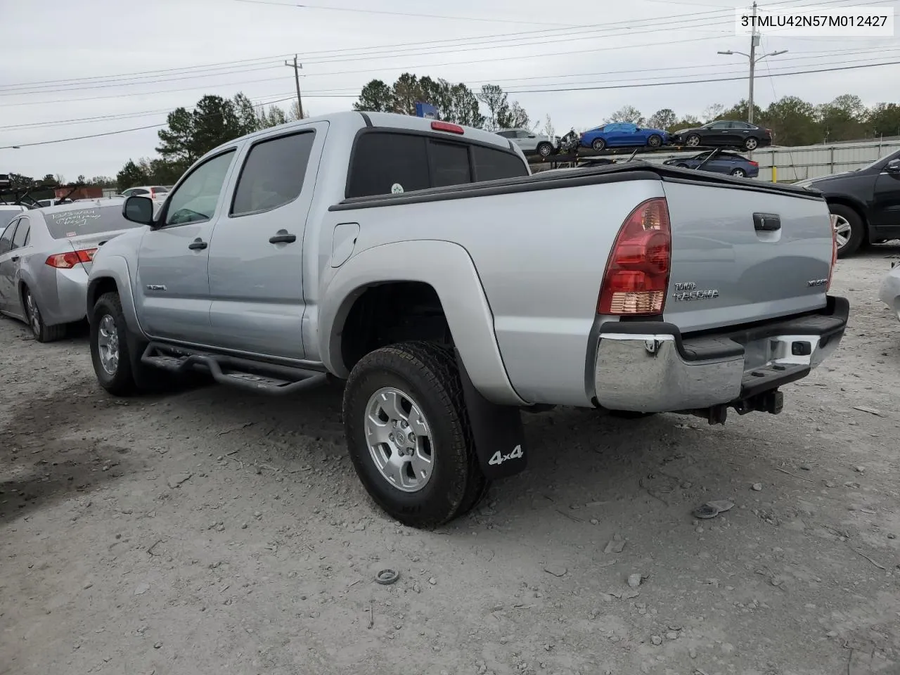 2007 Toyota Tacoma Double Cab VIN: 3TMLU42N57M012427 Lot: 78483234