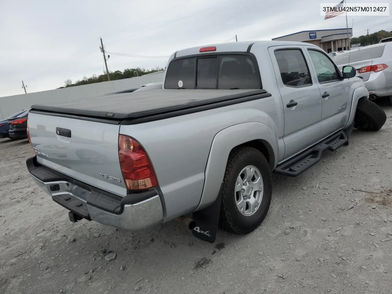 2007 Toyota Tacoma Double Cab VIN: 3TMLU42N57M012427 Lot: 78483234