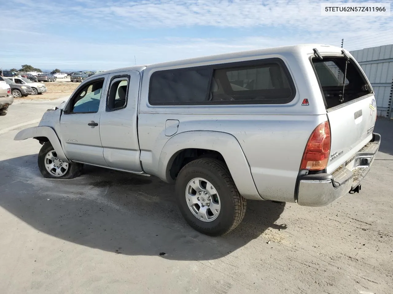 2007 Toyota Tacoma Prerunner Access Cab VIN: 5TETU62N57Z411966 Lot: 78493894