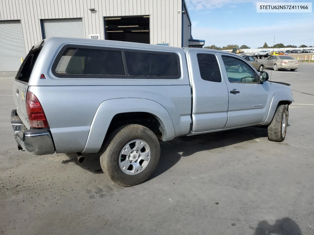 2007 Toyota Tacoma Prerunner Access Cab VIN: 5TETU62N57Z411966 Lot: 78493894