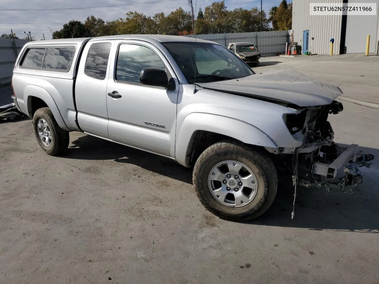 2007 Toyota Tacoma Prerunner Access Cab VIN: 5TETU62N57Z411966 Lot: 78493894