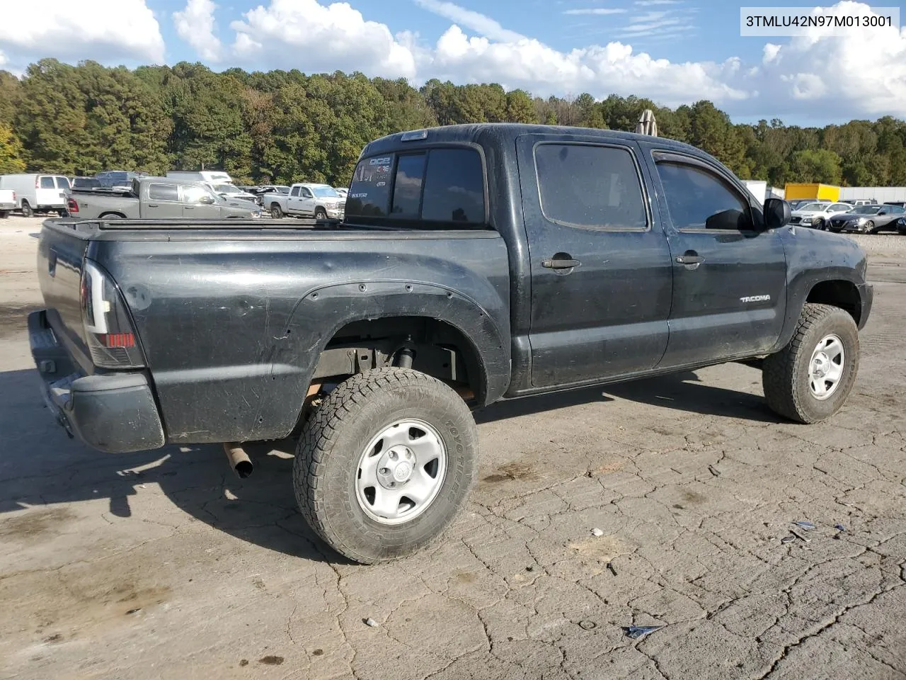 2007 Toyota Tacoma Double Cab VIN: 3TMLU42N97M013001 Lot: 78599584