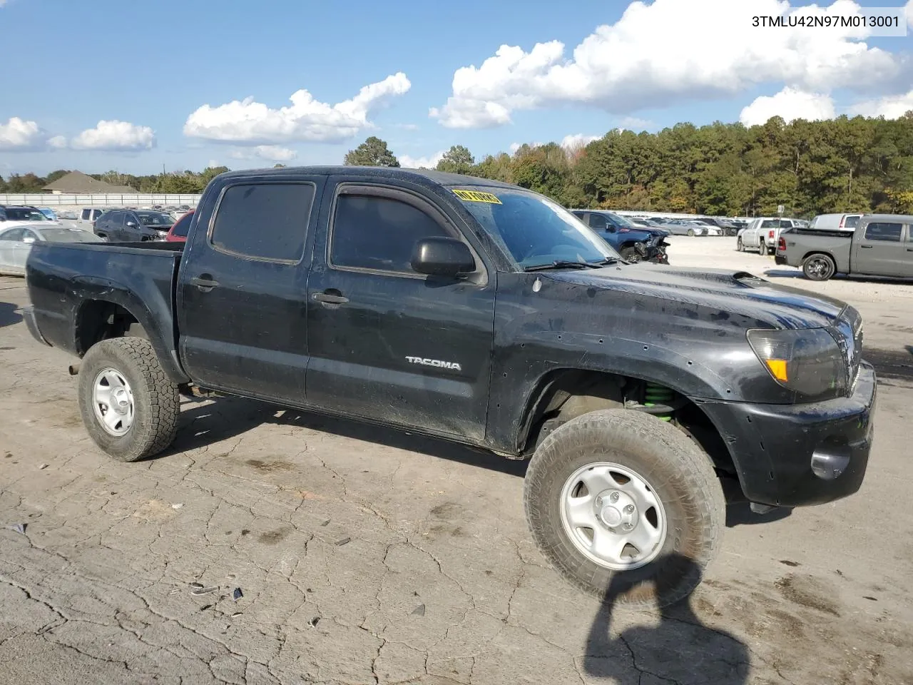 2007 Toyota Tacoma Double Cab VIN: 3TMLU42N97M013001 Lot: 78599584