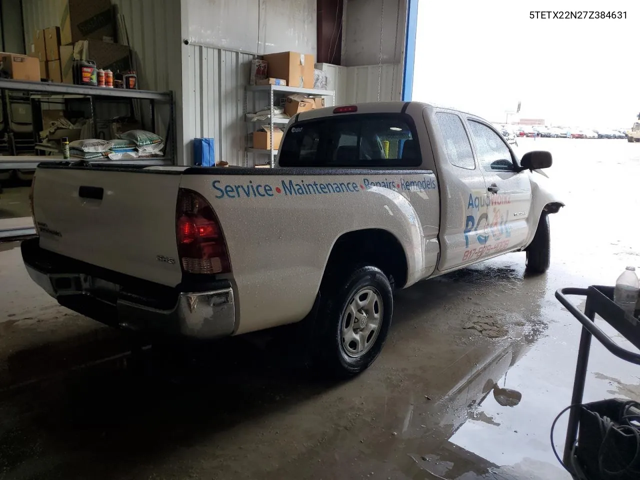 2007 Toyota Tacoma Access Cab VIN: 5TETX22N27Z384631 Lot: 78623954