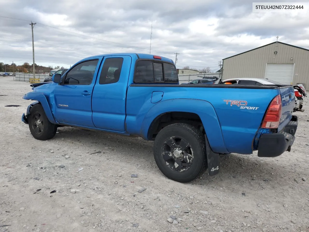 2007 Toyota Tacoma Access Cab VIN: 5TEUU42N07Z322444 Lot: 79015684