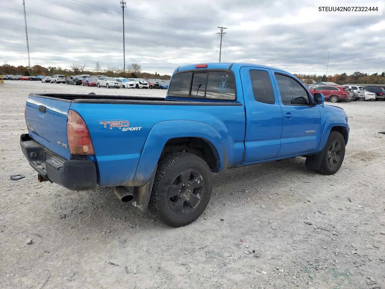 2007 Toyota Tacoma Access Cab VIN: 5TEUU42N07Z322444 Lot: 79015684