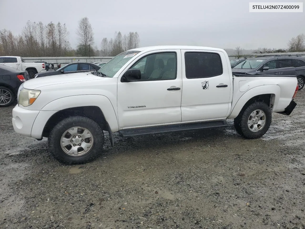 2007 Toyota Tacoma Double Cab VIN: 5TELU42N07Z400099 Lot: 79108144