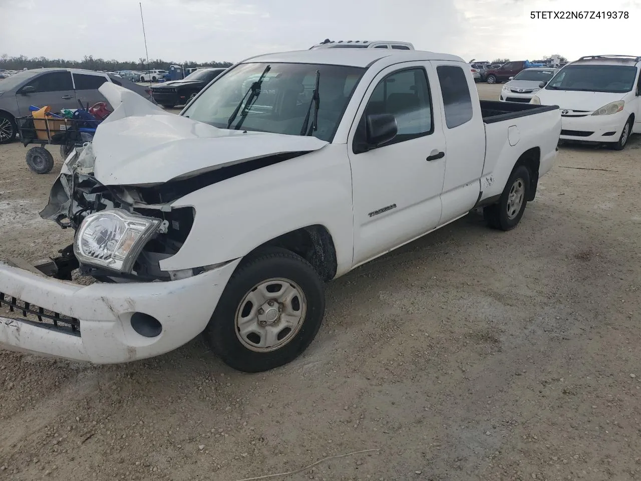 2007 Toyota Tacoma Access Cab VIN: 5TETX22N67Z419378 Lot: 79169844