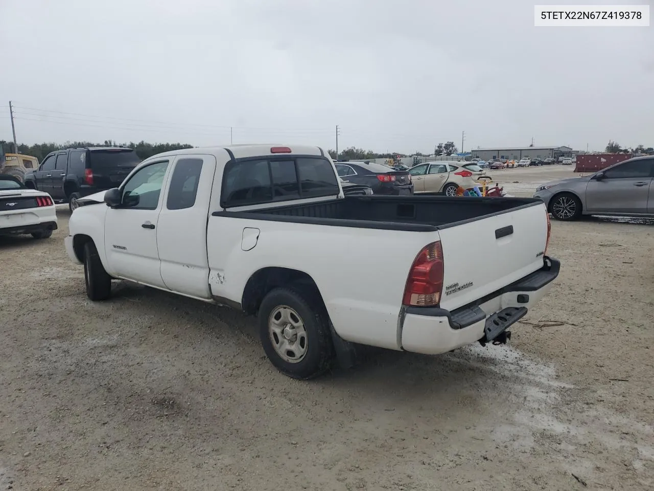 2007 Toyota Tacoma Access Cab VIN: 5TETX22N67Z419378 Lot: 79169844