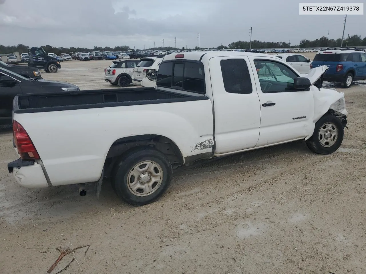 2007 Toyota Tacoma Access Cab VIN: 5TETX22N67Z419378 Lot: 79169844