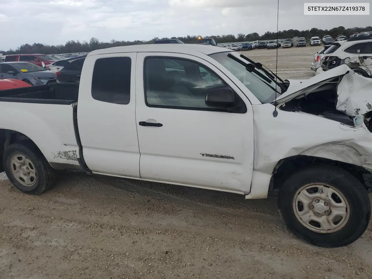 2007 Toyota Tacoma Access Cab VIN: 5TETX22N67Z419378 Lot: 79169844