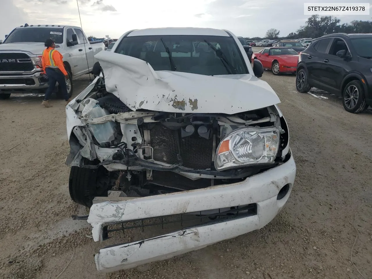 2007 Toyota Tacoma Access Cab VIN: 5TETX22N67Z419378 Lot: 79169844