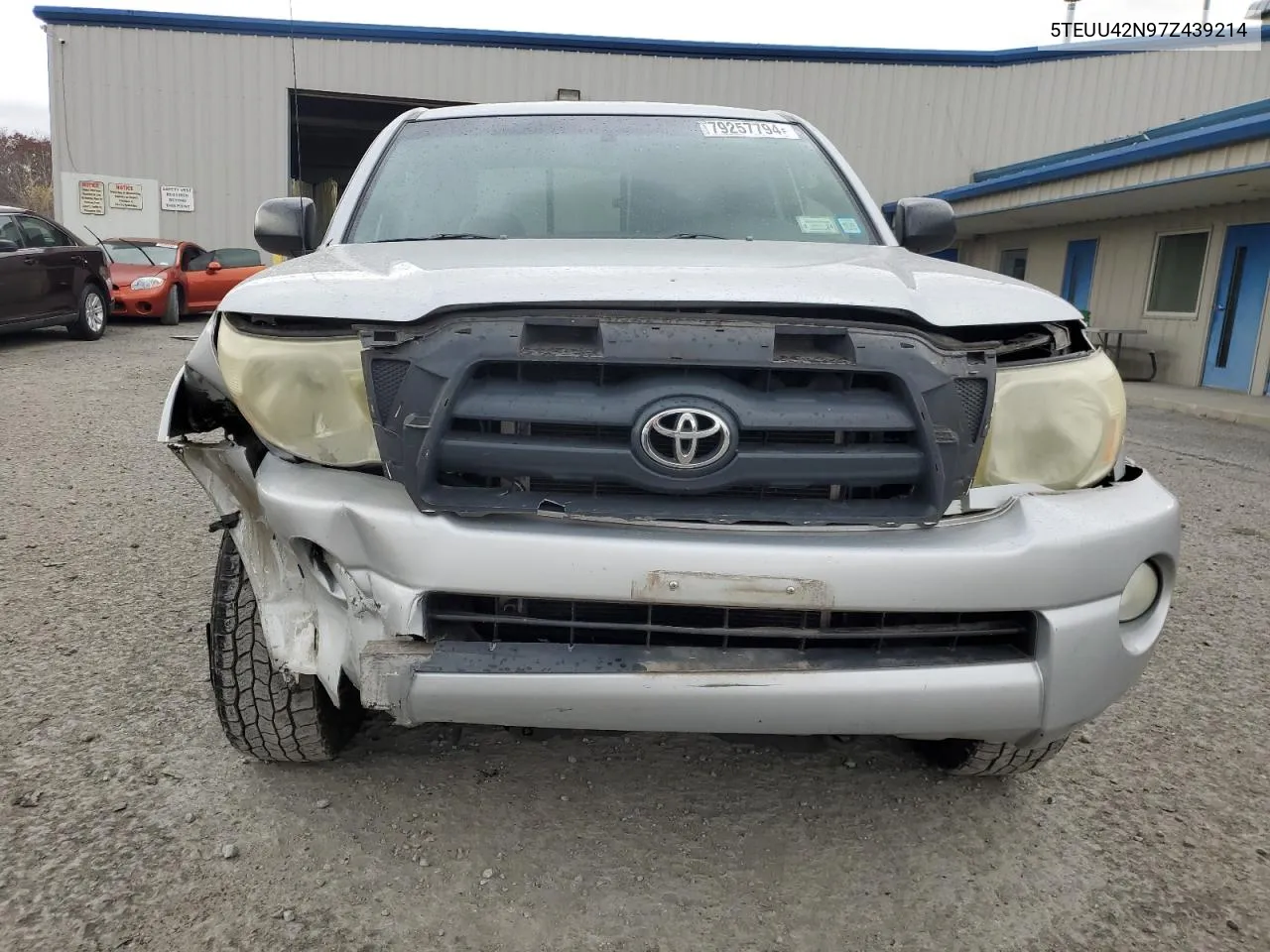 2007 Toyota Tacoma Access Cab VIN: 5TEUU42N97Z439214 Lot: 79257794